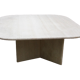 Table basse en travertin, années 1970