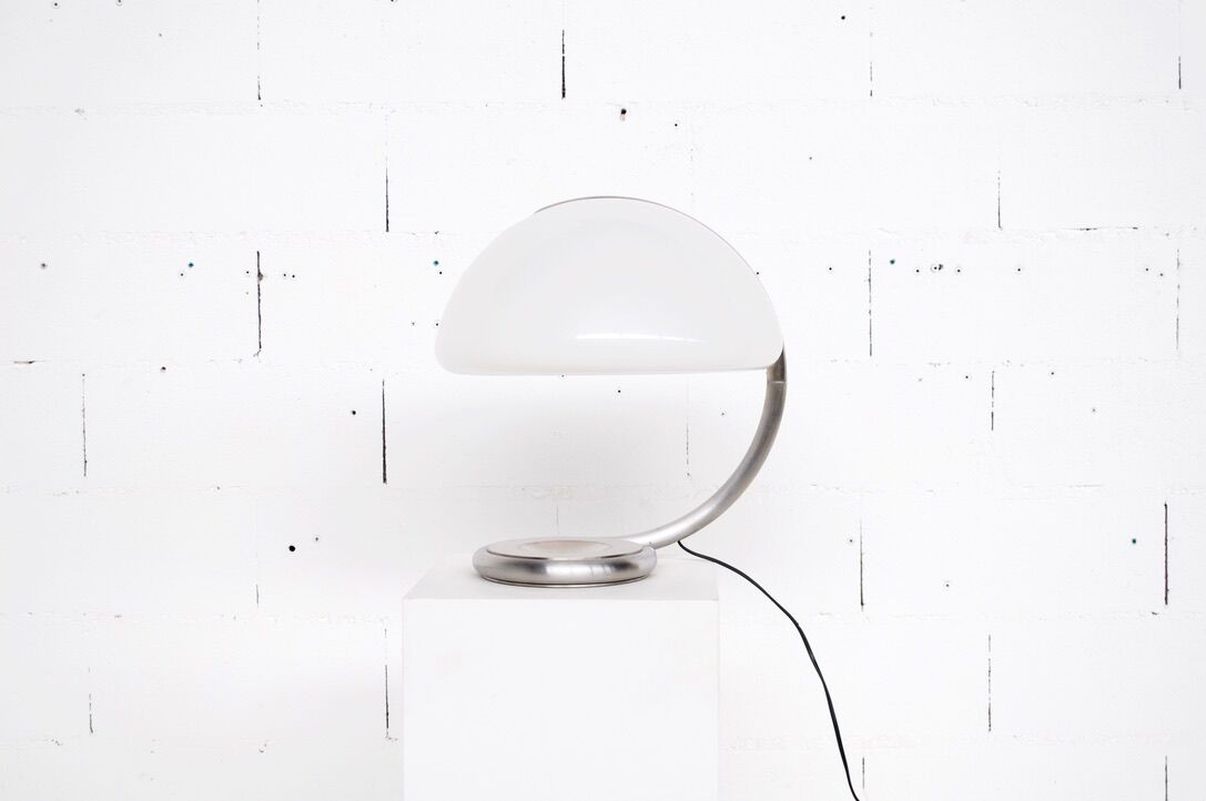 Lamp Serpente edition Martinelli Luce, 70s, by Elio Martinelli