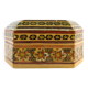 Oriental mosaic pill box, wood, Poland, 1970s