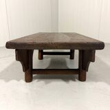 Rustic antique low coffee table side table 1900’s
