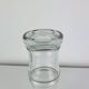 Organic style bamboo glass vase, vintage
