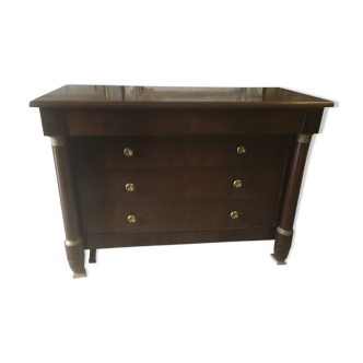 Commode style empire en palissandre