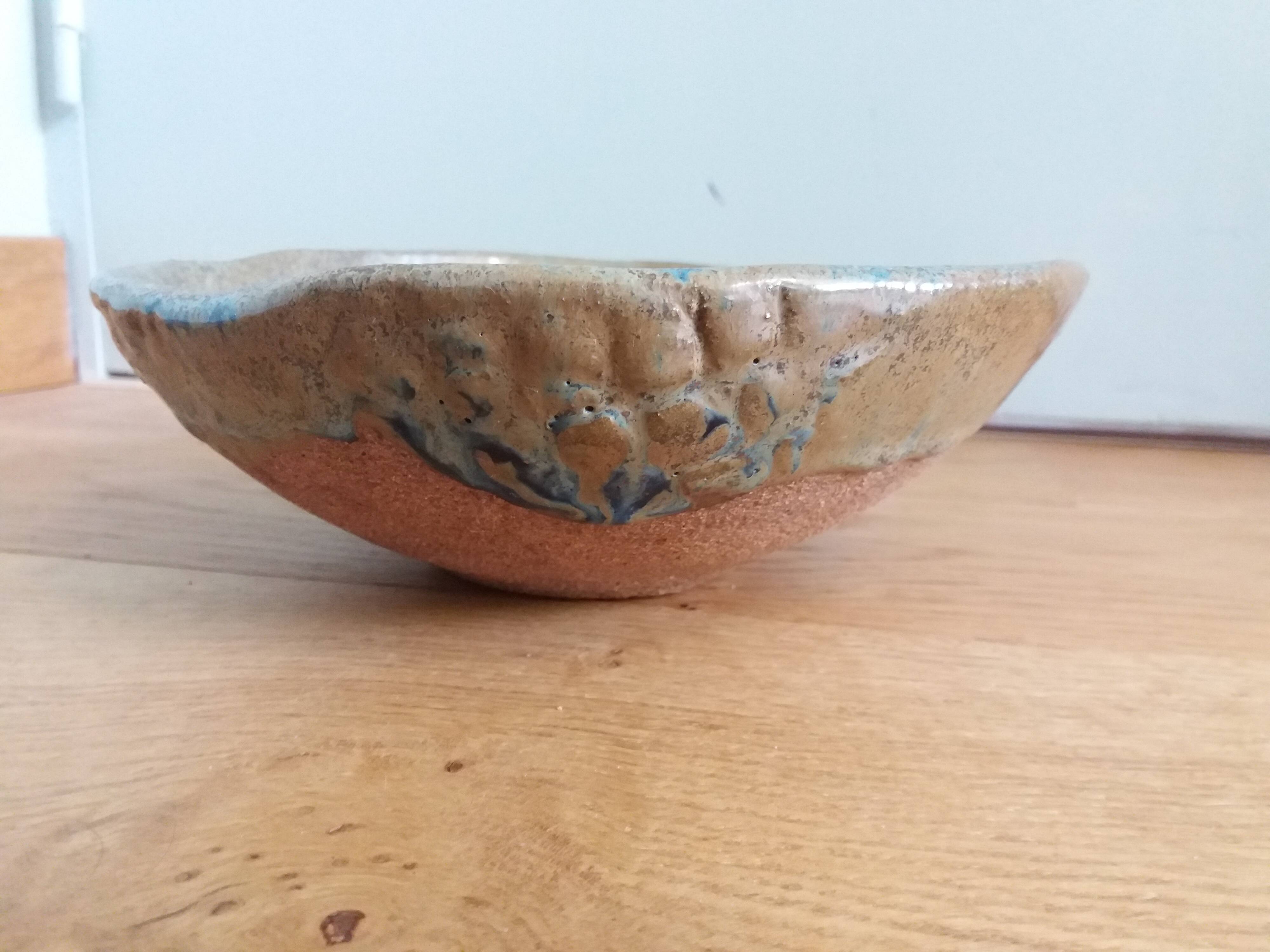 Chamotte sandstone pocket tray