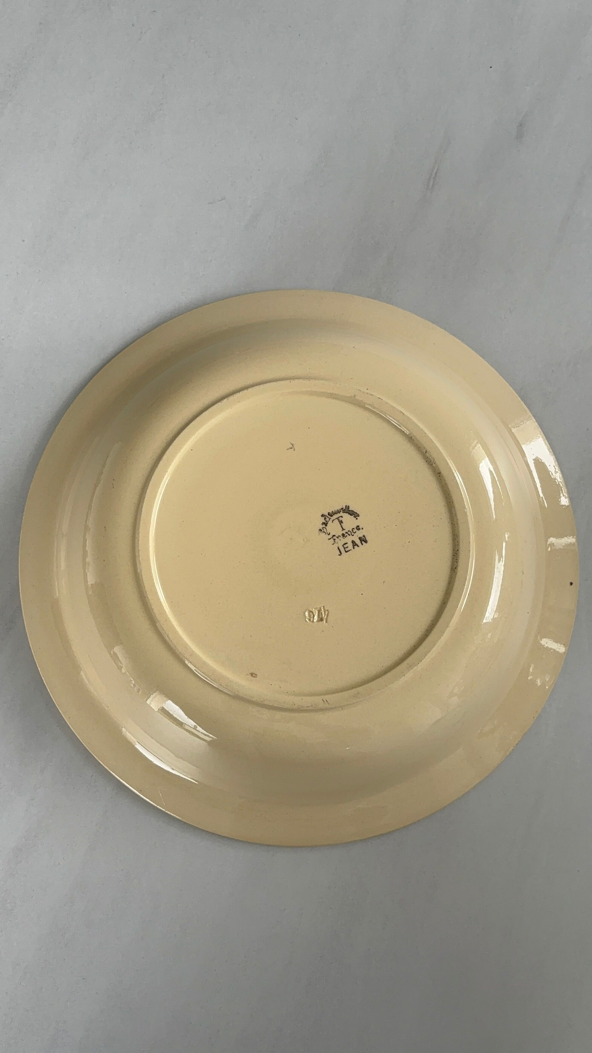 Saladier - plat badonviller modèle jean petite fleur vintage