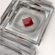 4 cendriers Baccarat en cristal peint à la main