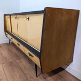 Vintage Scandinavian wooden sideboard