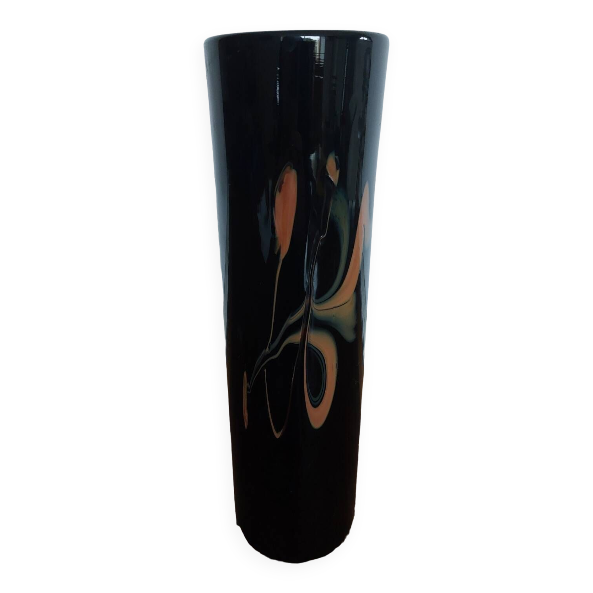 Roller vase Glassware MV Maure Viel Vintage