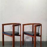 Scandinavian rope chairs by Niels Jørgen Haugesen for Tranekaer Denmark