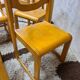 Lot de 6 chaises traineau
vintage