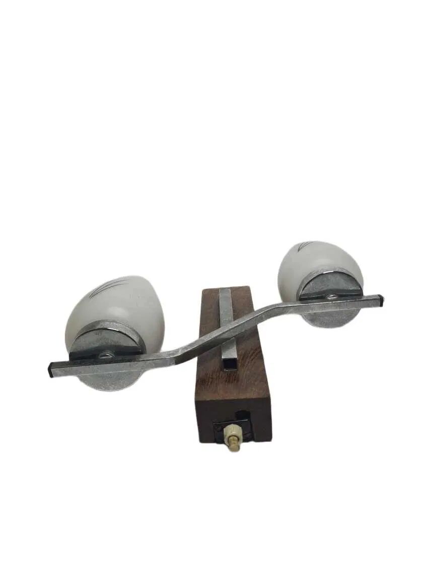 BTV double-arm wall lamp in art deco style