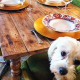 Farmhouse table dating from the end of the 19th century