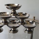 6 stainless steel ice cream cups