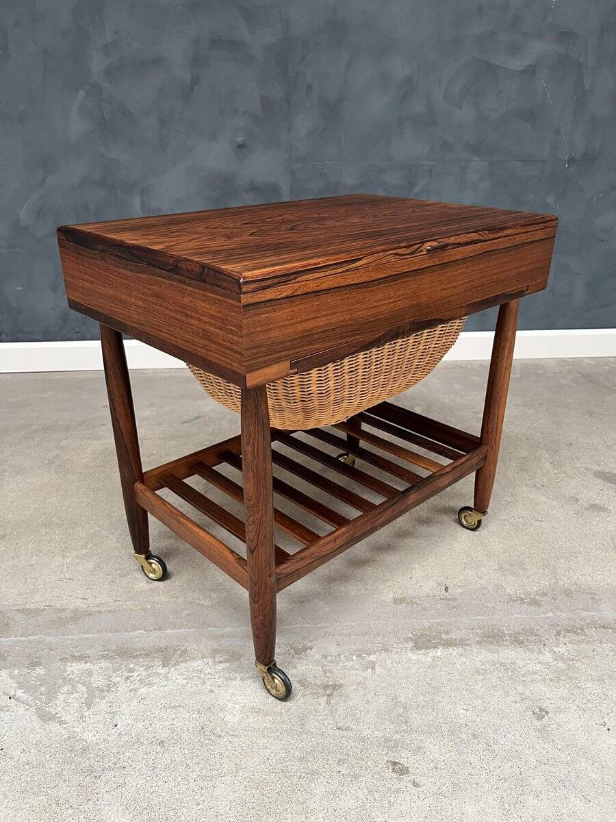 Sewing Table in Rosewood by Ejvind A. Johansson for FDB, 1960s