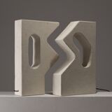Large abstract ceramic, hervé rousseau, 2000s