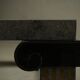 Large Maitland-Smith tessellated stone and brass coffee table 1980s