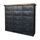 Furniture clamshell, Roneo 15 tray oak lockers
