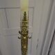 Standing coat rack in italian marble and vintage bronze from the 1960s