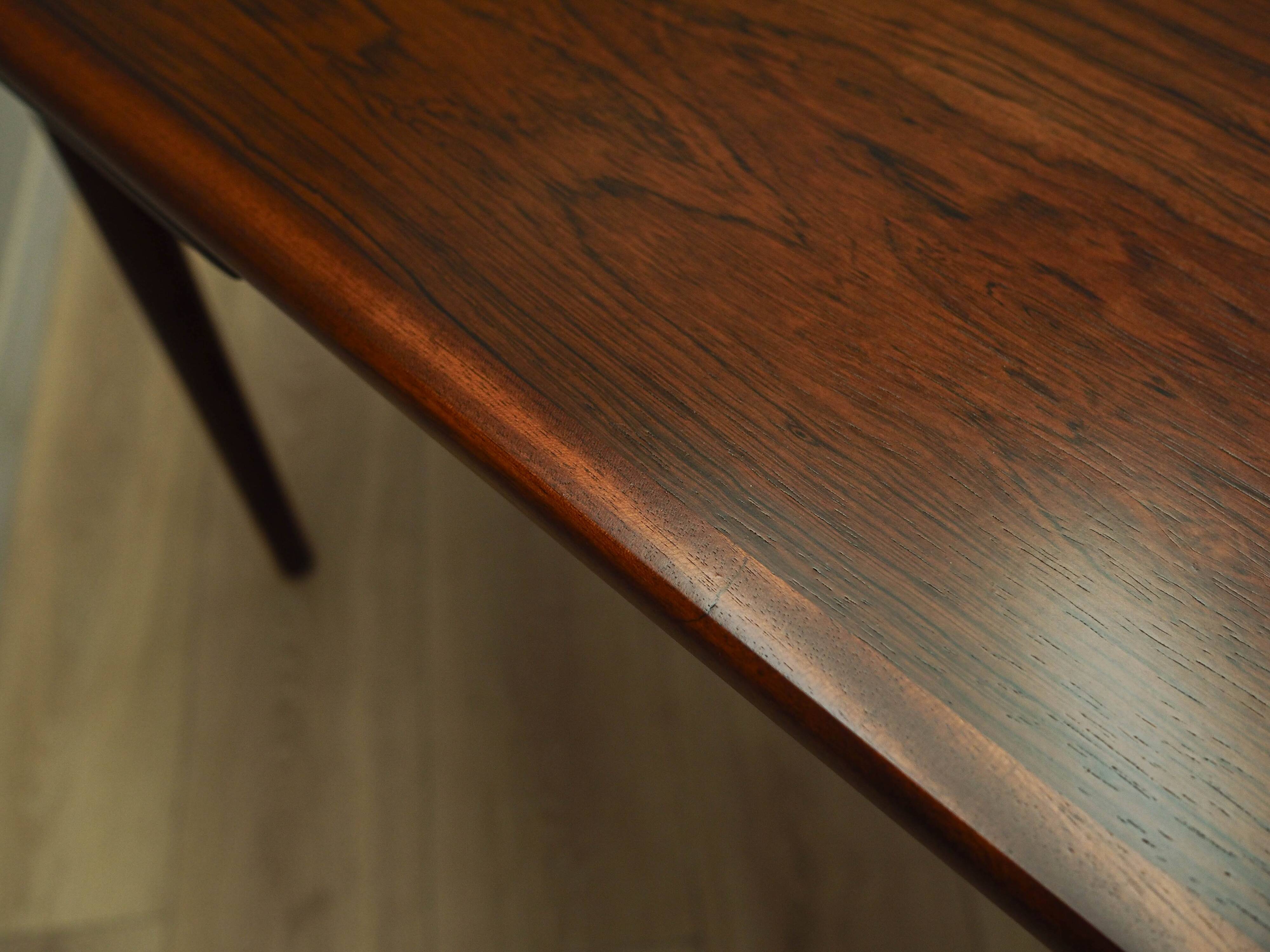 Rosewood table, Danish design, 1970s, manufacturer: Omann Jun, designer: Gu