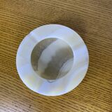 Vintage white marble ashtray