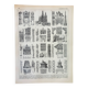 Old engraving 1898, Architecture (religious), construction • Lithograph, Original plate