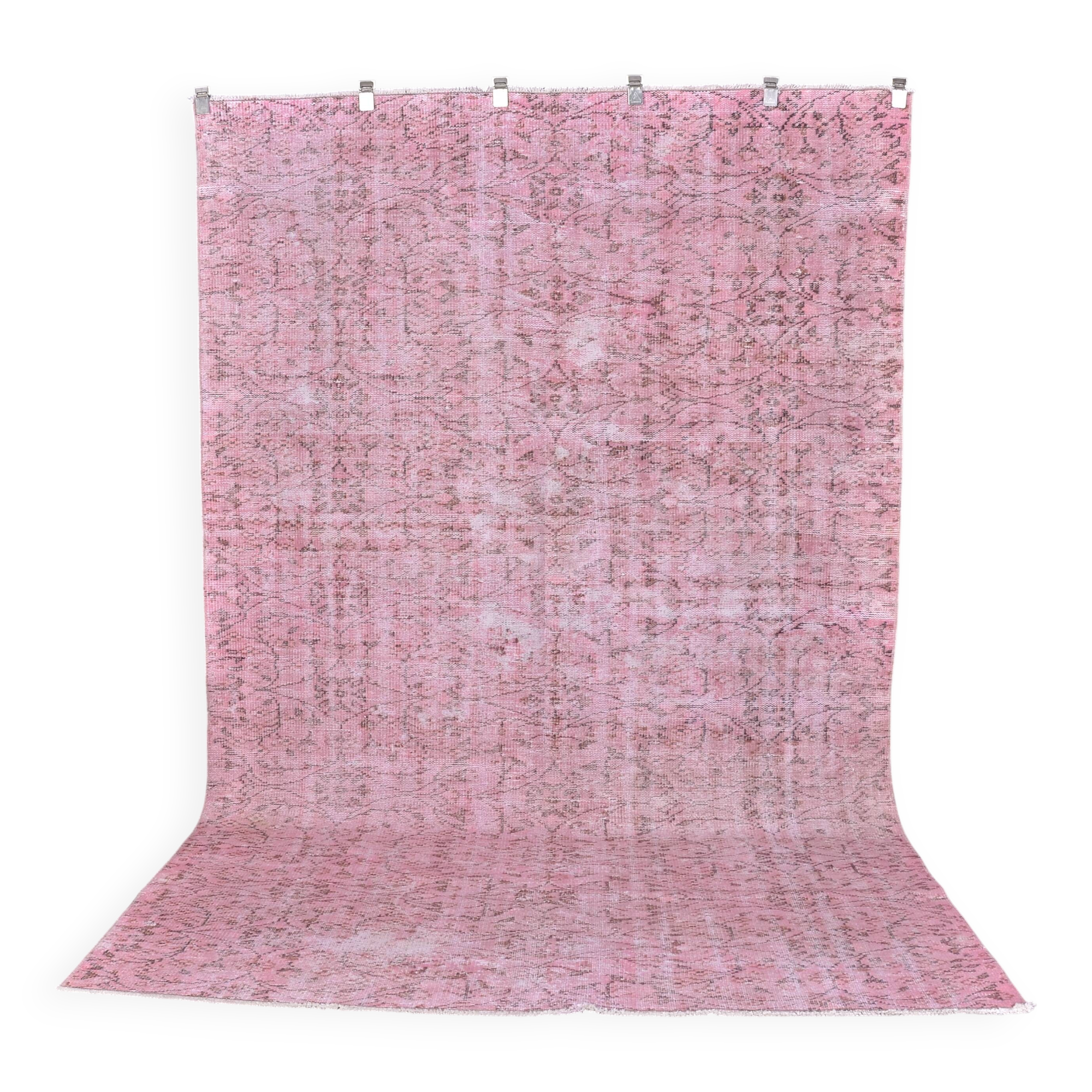 Vintage Turkish Pink Rug sku2344