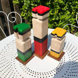 Set of 3 abstract sculptures