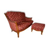 Canapé et son pouf