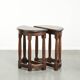 2 tables d'appoint anglaises antiques, fin du 19e siècle