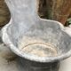 Zinc backrest bathtub XIX