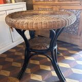 Rattan table