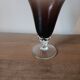 Vintage smoked blown glass vase from Empoli