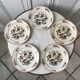 Set of 5 dessert plates Villeroy & Boch model Phoenix 50s-60s