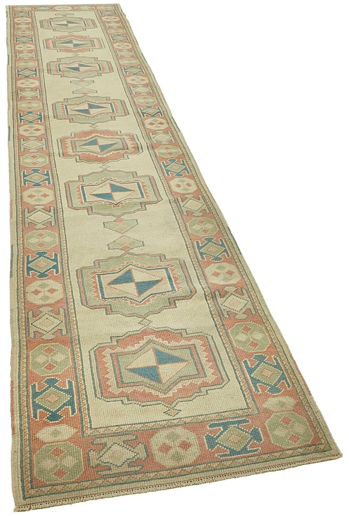 Turkish Vintage Anatolian Rug 78 cm x 367 cm