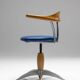 Chaise pivotante, Italie, années 1980