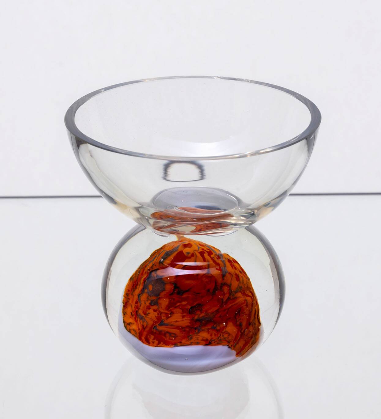 Mid-Century Decorative Glass Piece, 1970s