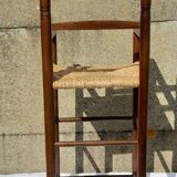 Straw high chair for children H 93 cm