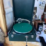 Old Pathé Diamond portable Gramophone