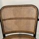 Canned bistro armchair and curved wood from the 60s