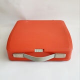 Hermes Baby orange typewriter, portable, functional