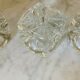 "Ice Cube" candle holders in solid glass attributed to Peill & Putzler - All