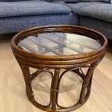 Table basse / d’appoint rotin