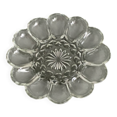 Plat à œufs en verre