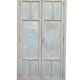 Armoire parisienne ancienne Luterma patine grise bleutée