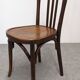 Set of 8 Baumann bistro chairs in bent beech, France circa 1930.