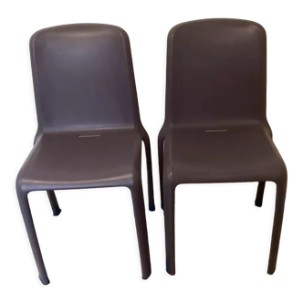 Pair of 2 Pedrali chairs