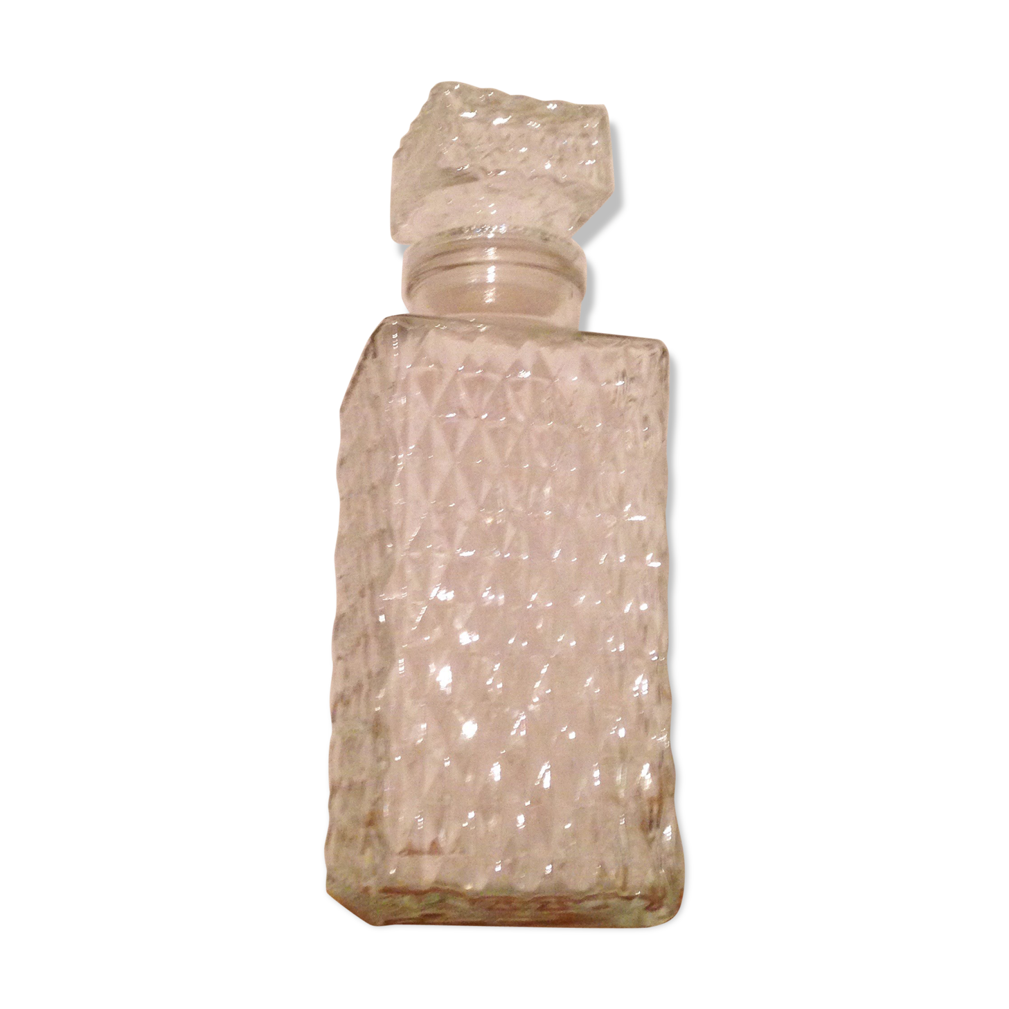 Carafe à whisky vintage en verre