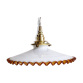 Opaline hanging lamp