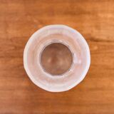 Art deco vase in molded pressed glass