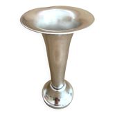Vase cornet trumpet soliflore vintage 1970 inoxal france stainless steel