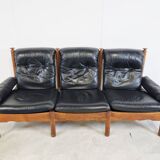 Ensemble de canapés brutalistes vintage, années 1970